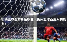 街头篮球西游角色职业（街头篮球西游人物能力）