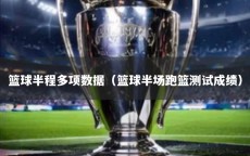 篮球半程多项数据（篮球半场跑篮测试成绩）